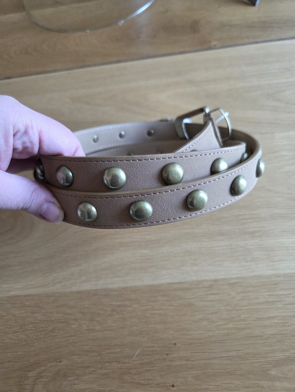 NWT Old Navy Tan Synthetic Leather Belt 3X-4X (26-30)